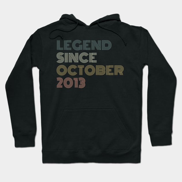 Legend Since October 2013 Hoodie by Thoratostore